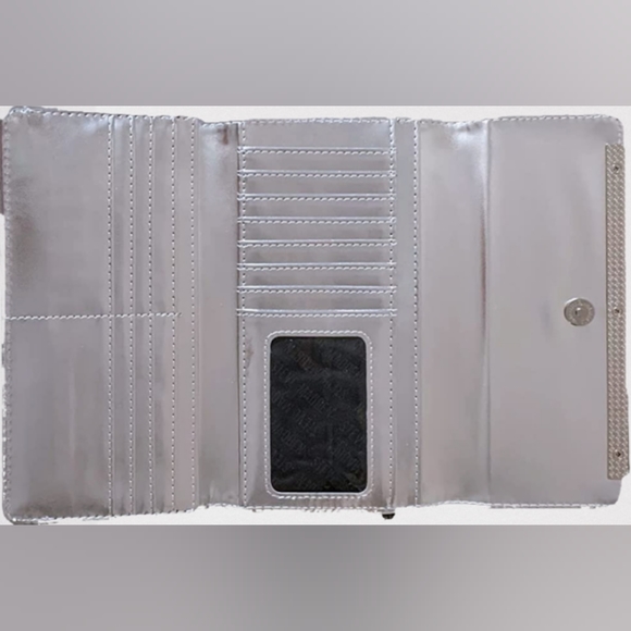 Steve Madden Trifold Clutch Wallet Wristlet - Pink (NWT) - Picture 4 of 12